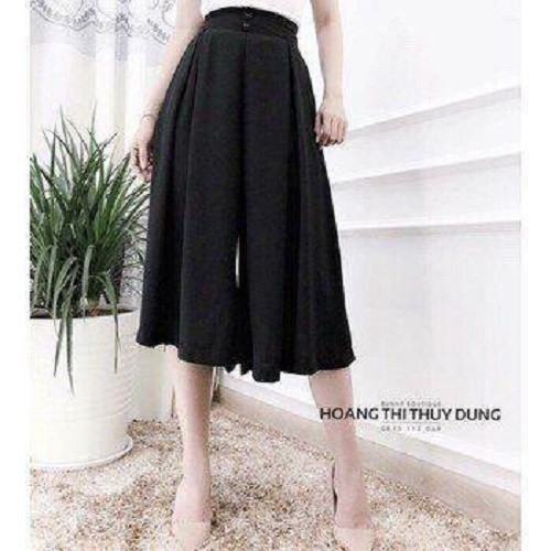 Xả Hết 15Q12 Quần Culotte 2 nút style Hàn Quốc, chất voan đẹp mê ly   Xả Hết