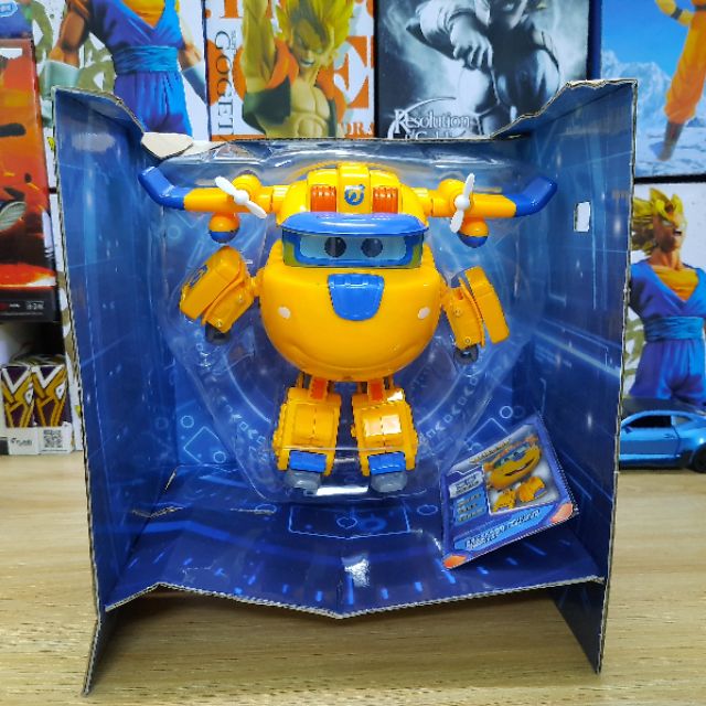 Đội bay siêu đẳng super wings robot Donnie Siêu Cấp Robot biến hình cỡ lớn có đèn và âm thanh