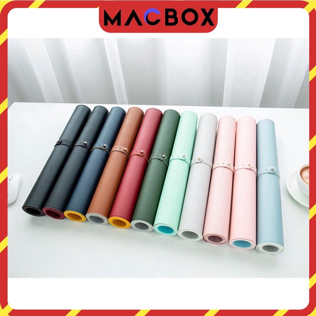 Miếng Lót Bàn Làm Việc Da DeskPad Cỡ Lớn 120x60, 120x50, 100x50, 80x40..Tấm Lót Chuột Size Lớn Chống Nước Nhiều Size Màu