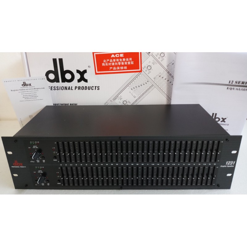 Lọc nhạc equalizer dbx 1231 + tặng kèm 4 jack kết nối