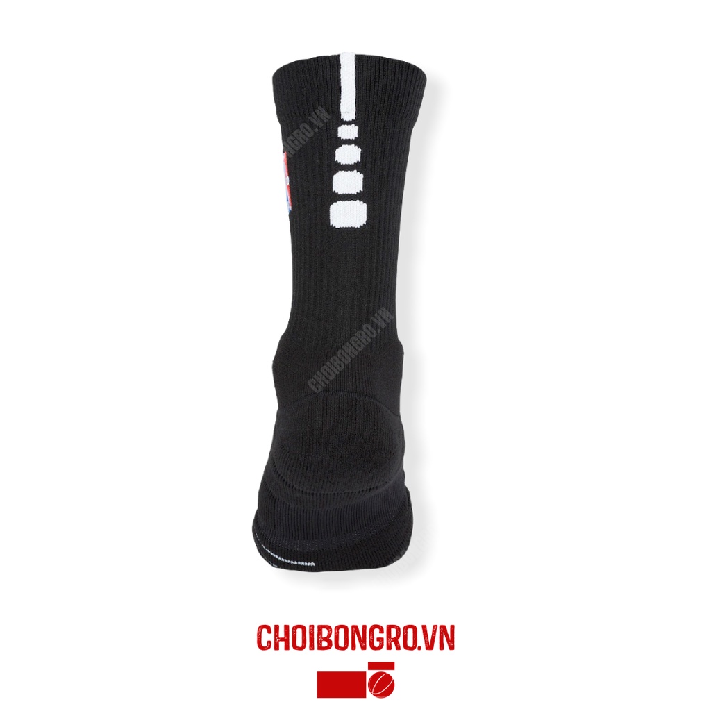 Tất bóng rổ NBA Elite Crew cao cổ - Hỗ trợ, bảo vệ chân, đi giày chắc chân hơn