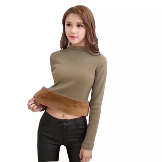 Áo len lót lông siêu ấm