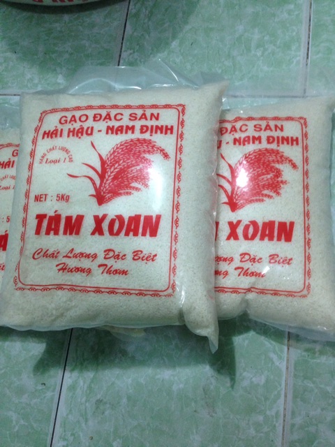 5kg gạo tám xoan Hải Hậu