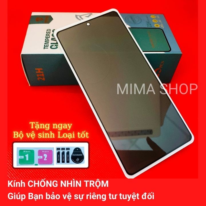 Kính cường lực Chống nhìn trộm Xiaomi Poco C40/X3/X3 GT/X3 PRO/X3 NFC/F3/F3 PRO/M3/M3 PRO/M4 PRO/X4 GT/X4 PRO-Full màn