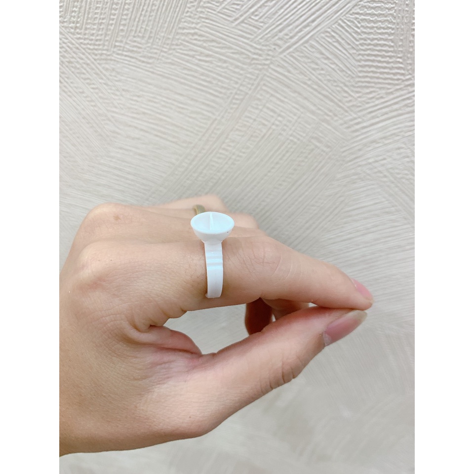 Nhẫn đựng keo nối mi, Nhẫn đựng mực xăm