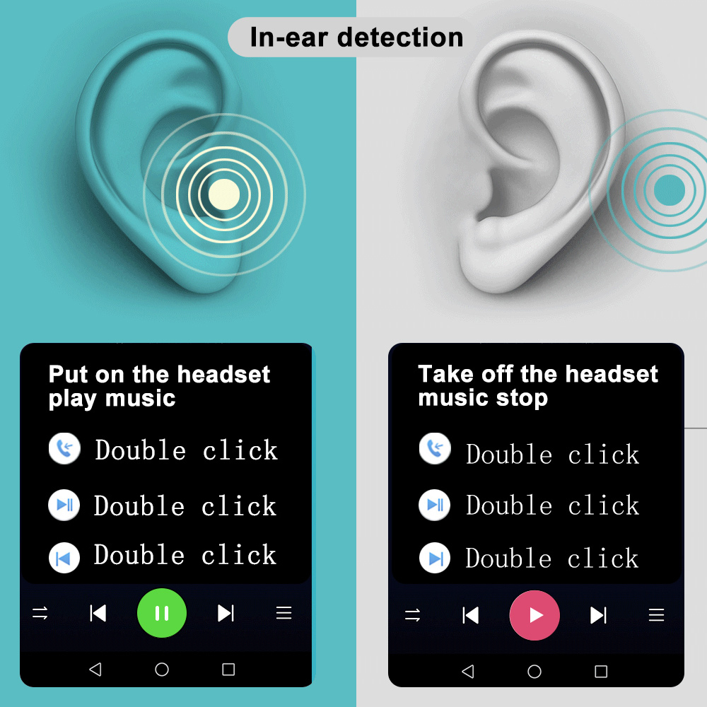 Tai nghe Air Pro 4 Tws Bluetooth không dây âm thanh Hifi kèm phụ kiện cho Android tiện dụng