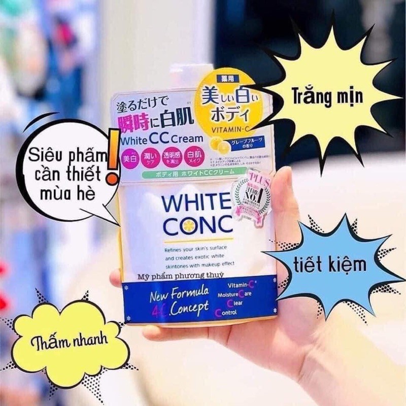 Kem dưỡng trắng white conc white cc cream