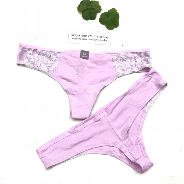 Quần lọt khe 100 mẫu size S cotton ultra soft lasenza