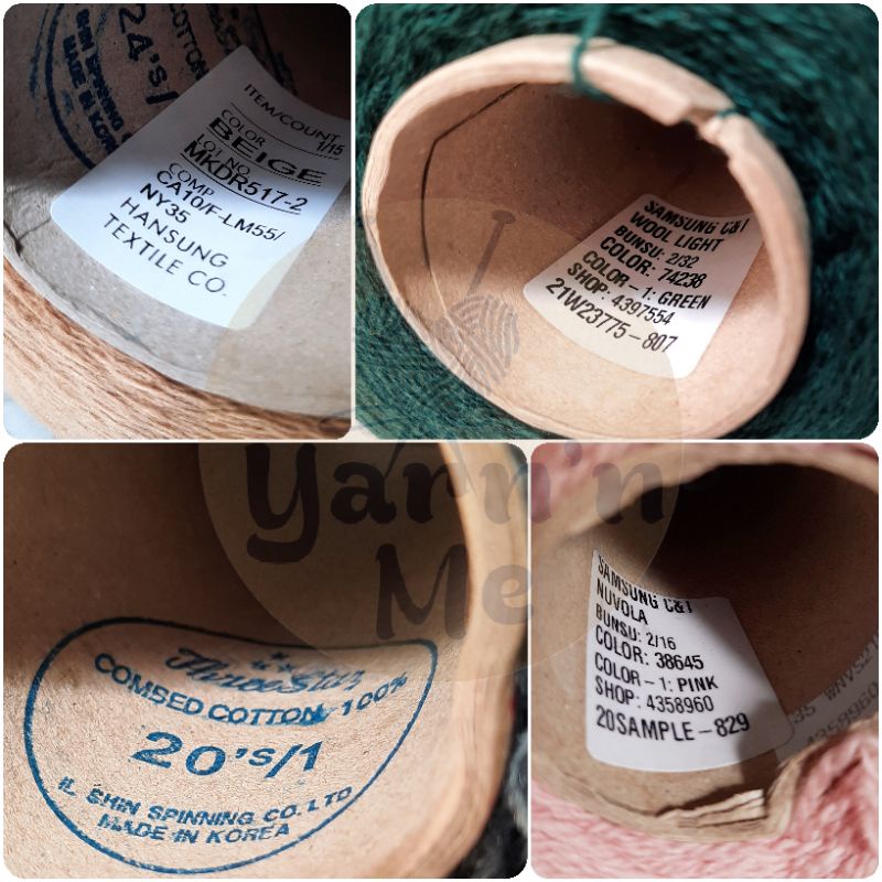 Len Wool Light Korean mềm, nhẹ, đan móc áo ấm
