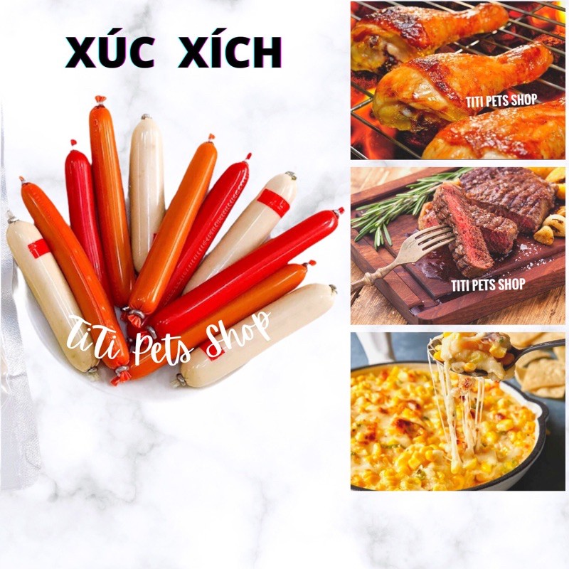 Combo 3 Cây Xúc Xích Chó Mèo