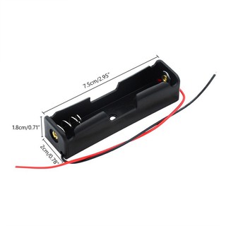 Combo 5 đế gắn pin 18650 có lò xo, dây hàn sẵn và lỗ bắt vít 1Cell