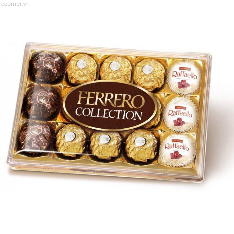 Socola Ferrero Rocher  Mix 3vị 15 viên-Mỹ(Date 18/1/2022)