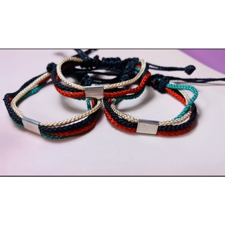 Vòng tay đan dây may mắn, vòng tay handmade dễ thương