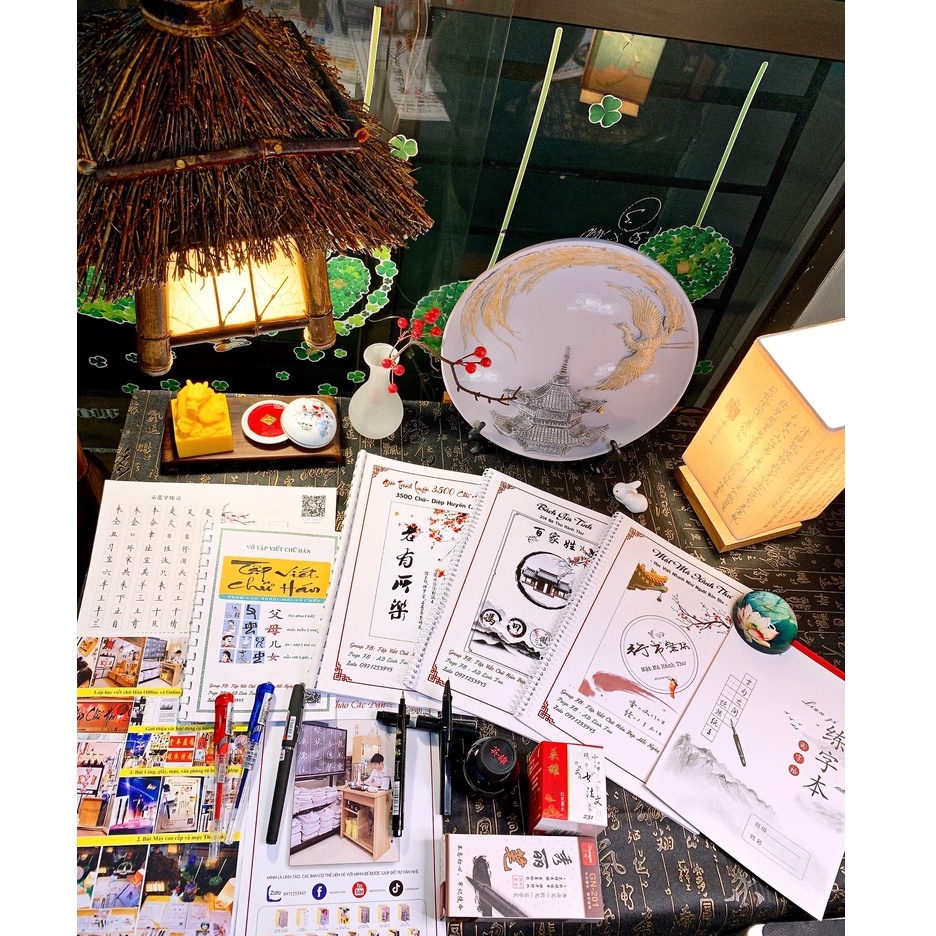 Mật mã học Hành Thư + Bách gia Tính + 3500 chữ Hành thư combo -LTHT01