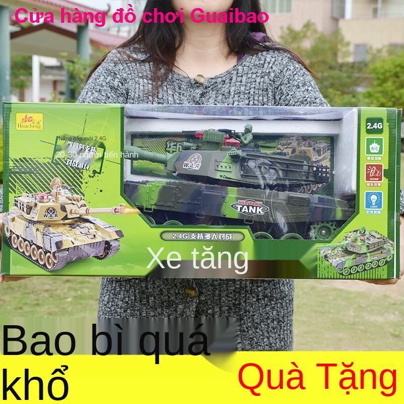 xe điều khiển từ xaXe tăng điều khiển từ xa quá khổ có thể phóng và sạc lại địa hình cho trẻ em ô tô đồ chơi