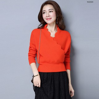 Áo len cổ v chéo sang chảnh