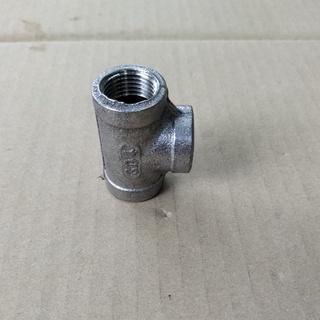 Tê ren trong DN21mm, chất liệu inox