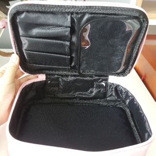 Túi đựng đồ make up da bóng CC