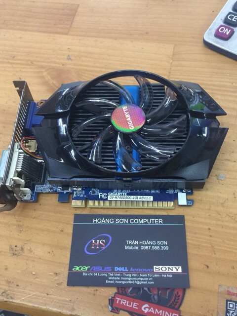 CARD chính hãng GIGA GT 740 2gb dr5 128bit có kèm ảnh thật