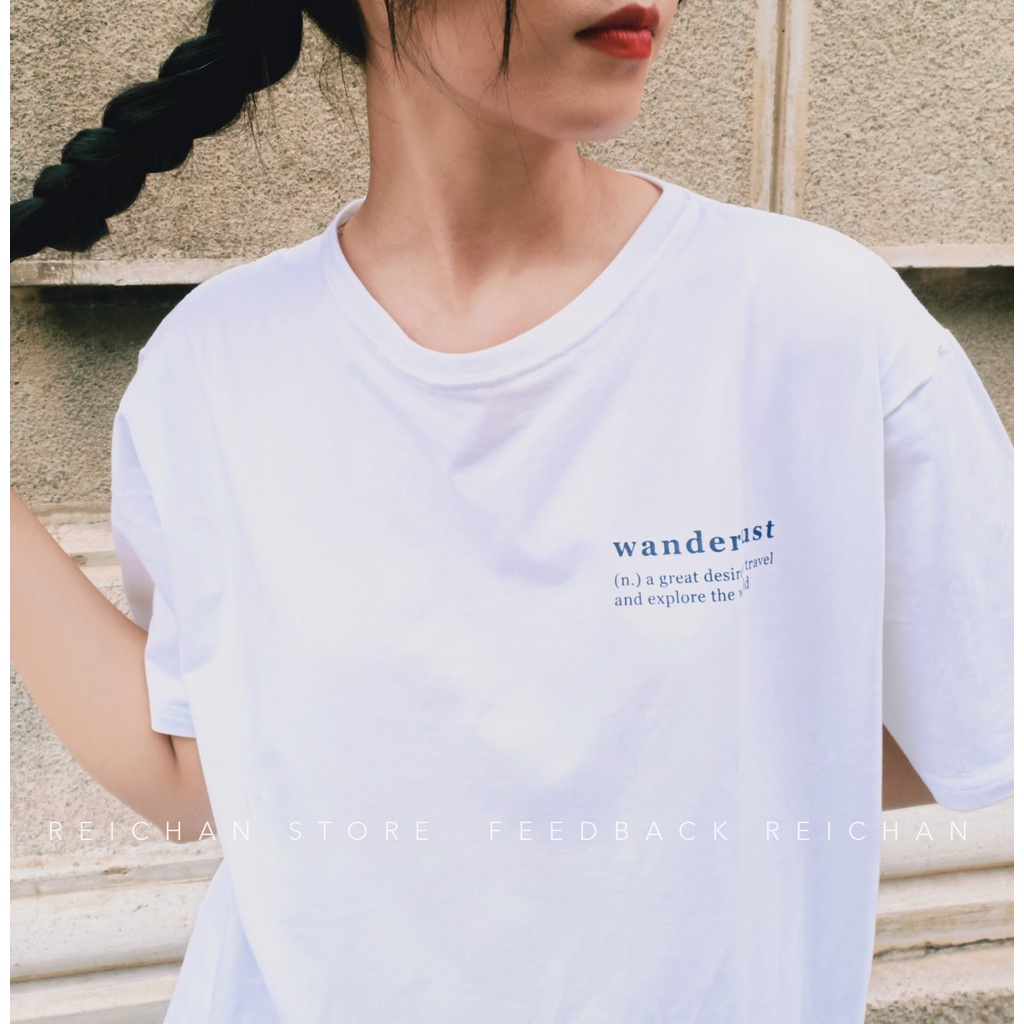 Áo thun nam nữ - áo phông unisex cotton 100% mát mịn thấm hút mồ hôi Wanderlust basic Reichan
