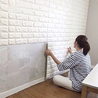 Xốp dán tường giả gạch 3d kích thước 70x77cm