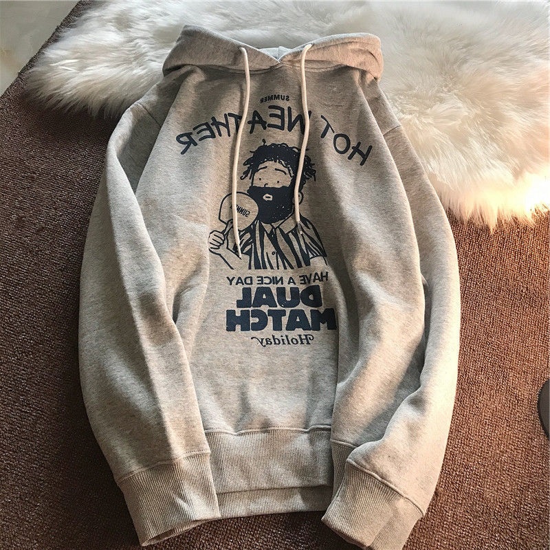 NRVP Áo Hoodie Dáng Rộng Thời Trang Hàn Quốc 2022 Dành Cho Nữ