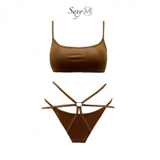 Set Bộ Đồ Bơi DD Bikini Da Quần Cách Điệu B086 Sexy M