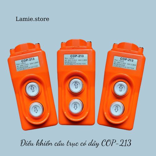 Điều khiển cầu trục có dây ⚡ RẺ VÔ ĐỊCH ⚡ Khiển các thiết bị cơ khí COP-213 nâng hạ nhịp nhàng