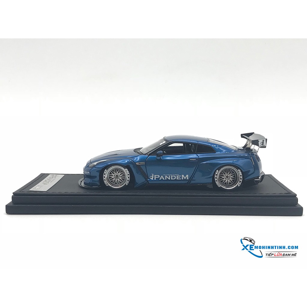 Mô Hình Nissan GTR-R35 PanDem Iginition Model 1:43 (Xanh)