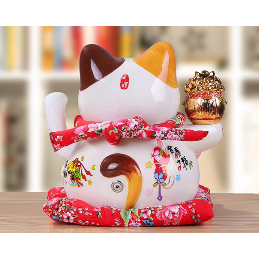 Mèo Thần Tài Vẫy Tay Cao 20 cm 🎁FREESHIP🎁 Mèo Chiêu Tài Nhật Bản -Mèo cầu tài lộc May Mắn | BigBuy360 - bigbuy360.vn