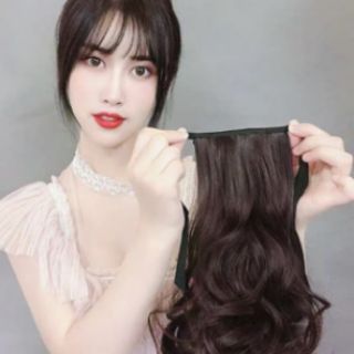 Tóc giả nữ cột 💄FREESHIP💄Tóc giả cột ngắn 25cm c25