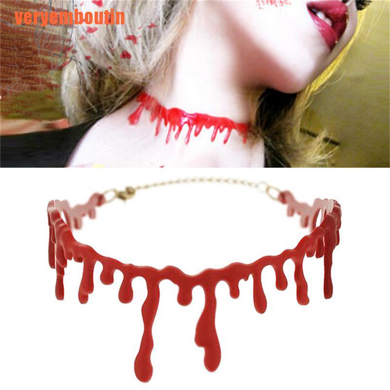 Vòng Cổ Choker Phong Cách Halloween Cá Tính Cho Nữ