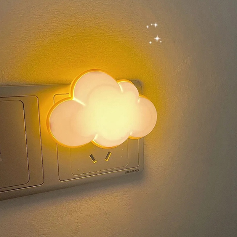 Đèn Ngủ LED Bảo Vệ Mắt Hình Đám Mây Sáng Tạo Trang Trí Nhà Cửa