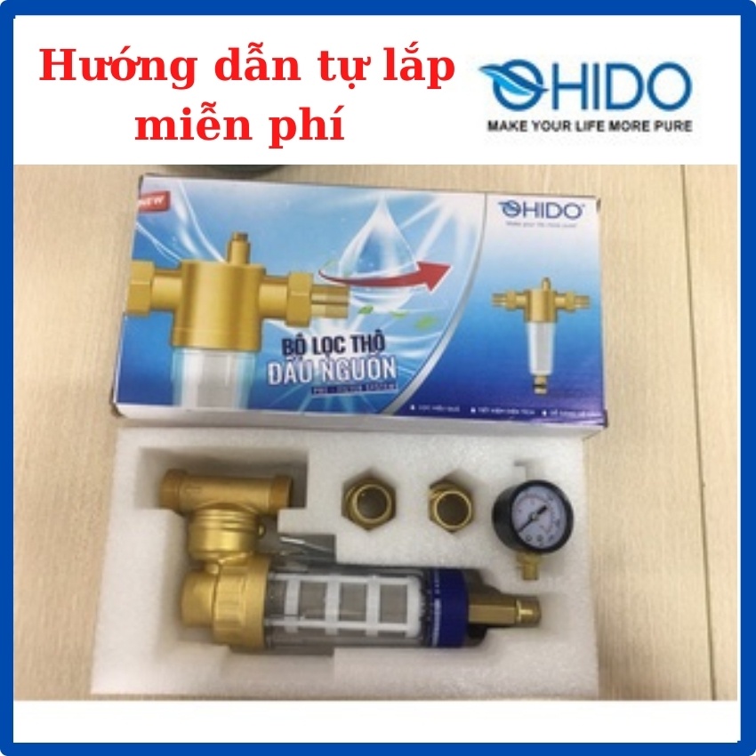 Thiết bị lọc sạch nước đầu nguồn bảo vệ các thiết bị sinh hoạt - Bộ lọc nước thô đầu nguồn LTO  OHIDO