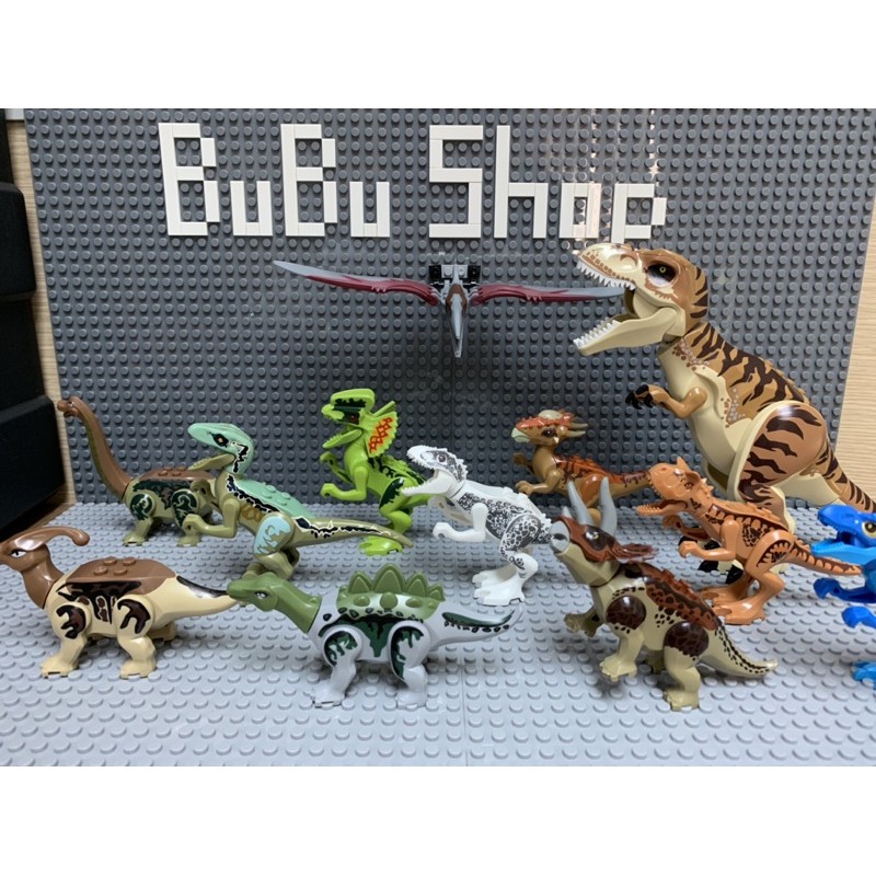 Lego khủng long - Mô hình khủng long Dinosaur Figures Jurassic World - Đồ chơi xếp hình lắp ráp sáng tạo Minifigures