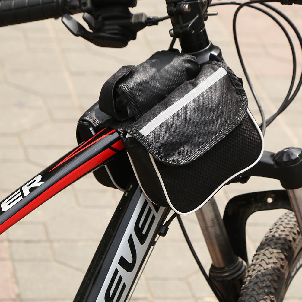 Túi đựng đồ gắn khung trên đầu xe đạp dùng khi đi du lịch
