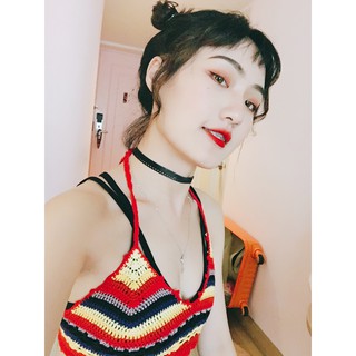 Bra len móc cầu vồng