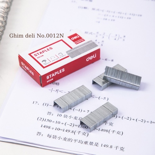 Kẹp ghim bấm giấy DELI mini hình động vật, siêu nhân dễ thương loại nhỏ  tiện lợi; ghim bấm 0012
