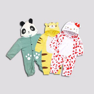 Combo 3 bộ đồ thú dài tay ngộ nghĩnh cho bé yêu