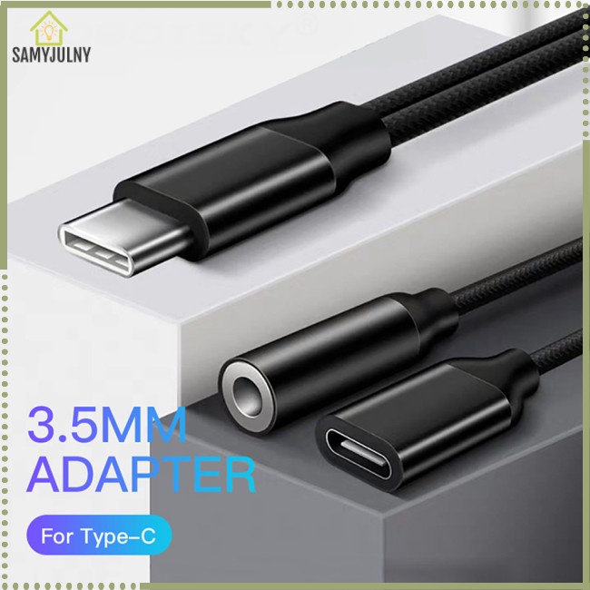 Đầu Chuyển Đổi Từ Giác Cắm Tai Nghe 3.5MM Sang Giác Cắm Type C Cho Điện Thoại