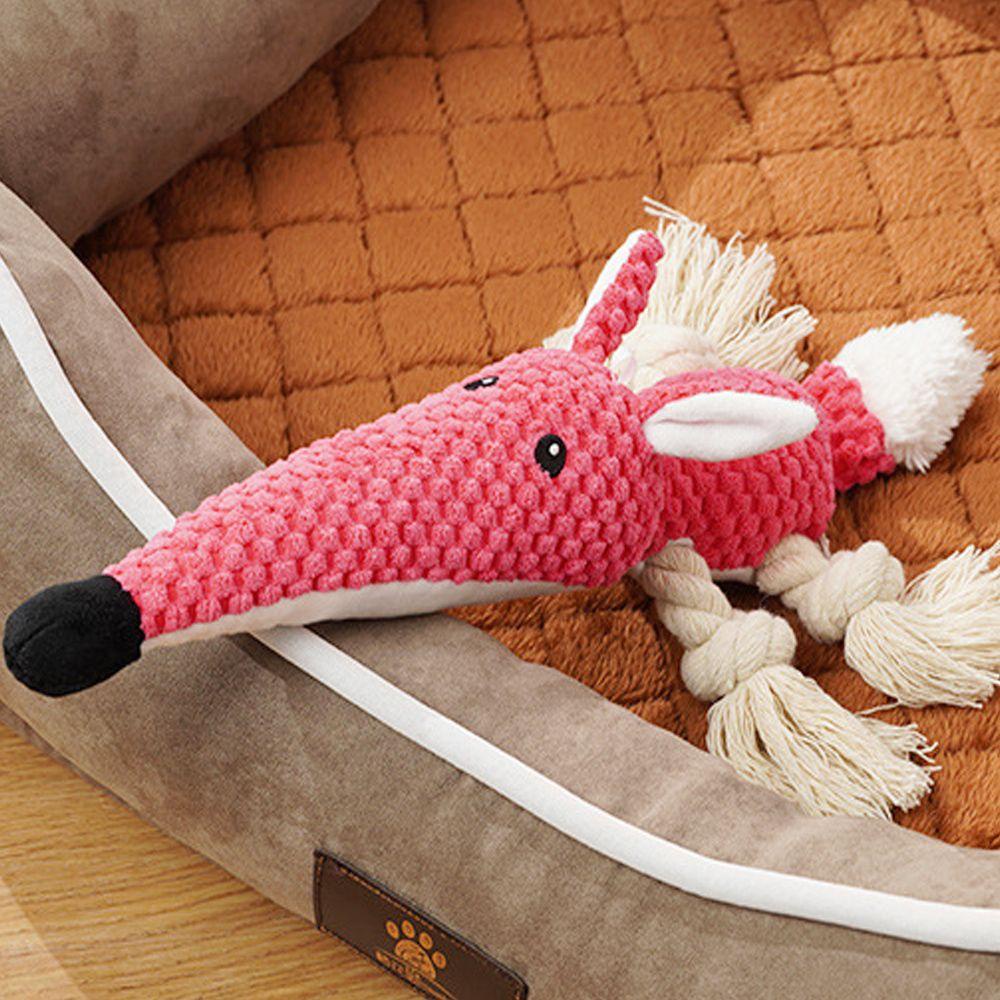 Chuột Nhồi Bông Bện Dây Thừng Làm Sạch Răng Cho Cún Cưng