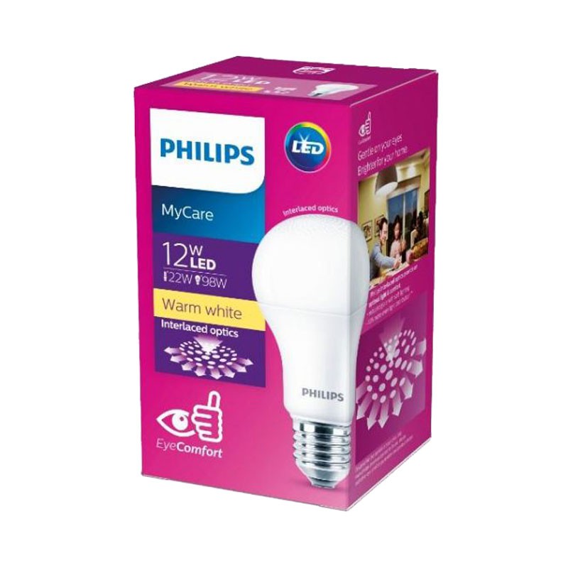 Bóng LED bulb MyCare 12W đui E27 |Philips chính hãng|