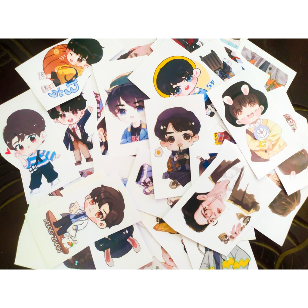 Sticker Tiêu Chiến - Vương Nhất Bác (Chibi/Fanart)