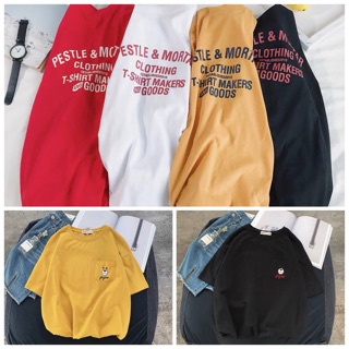 Combo 3 áo thun form rộng tay lỡ