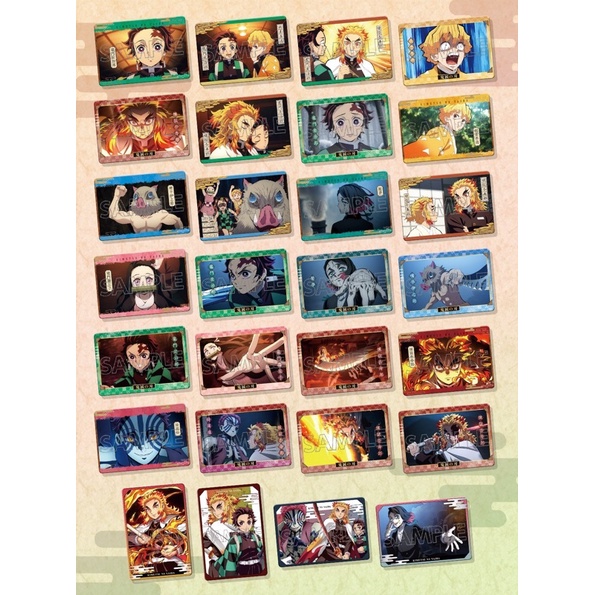 Thẻ nhân phẩm Metal card Kimetsu No Yaiba