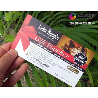 500 tờ VOUCHER (thiết kế miễn phí và in)