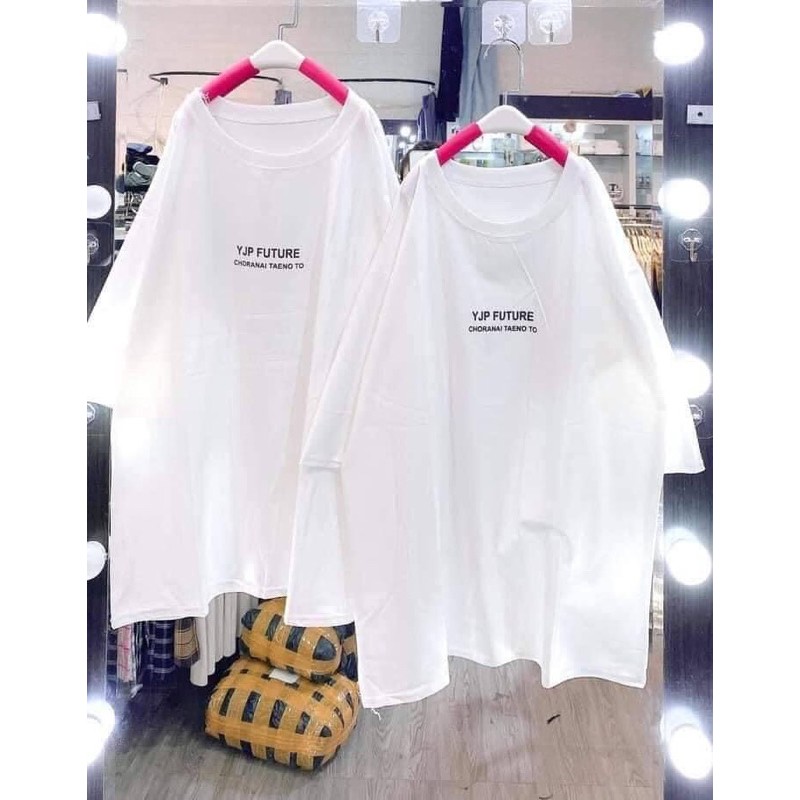 [ Rẻ Vô Địch ] Áo Cotton Tay Lỡ Dáng Rộng Unisex -- YJP
