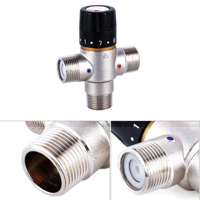 PCF* 3/4 Inch DN20 Solar Heater Thermostatic Mixing for Valve TMV Pipe for Valve Thermostat for Solar Water Heater Showe