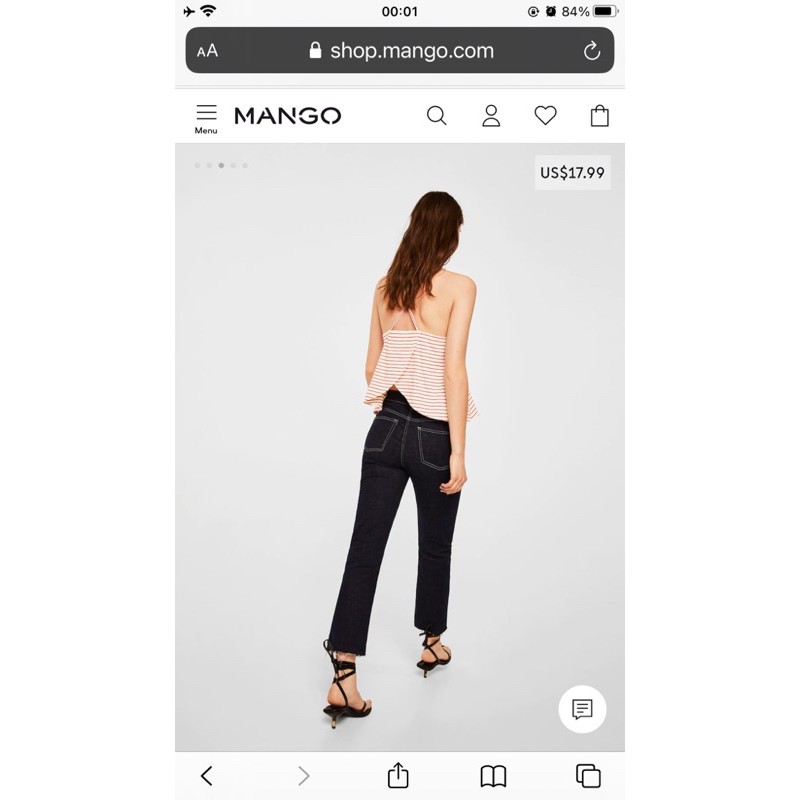 Áo dây Mango auth size S