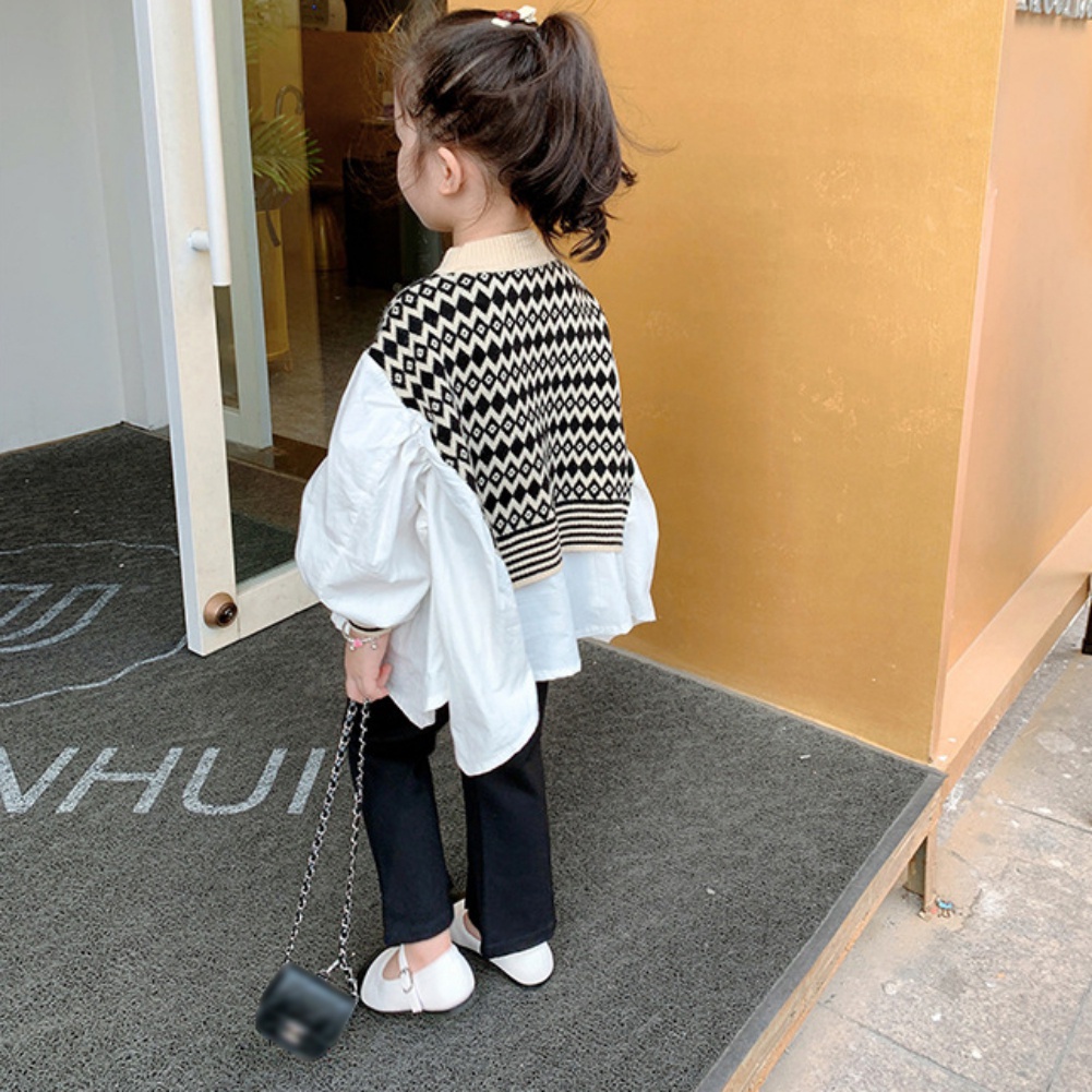 Áo Sơ Mi Tay Dài + Quần Dài Ống Loe Phong Cách Hàn Quốc Thời Trang Mùa Thu Cho Nữ
